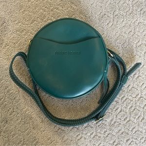 Portland Leather Goods Peacock Small Circle Crossbody